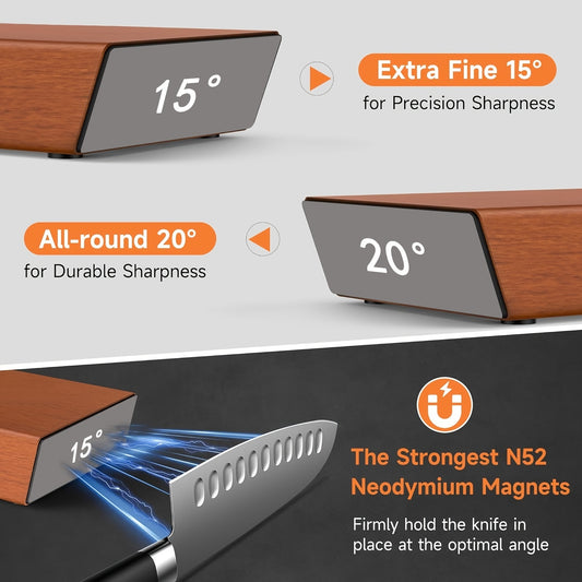 US Local Roller Knife Sharpening Kit With Diamond, Dual-Grind Rolling Knife Sharpener, Sharpening Tool For Kitchen Knives, Tumbler Sharpener For Home