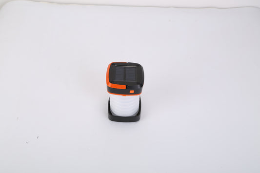 US Local Solar Camping Lantern LED Collapsible Tent Lamp USB Rechargeable Portable Emergency Camping Light For Hiking Fishing Outdoor