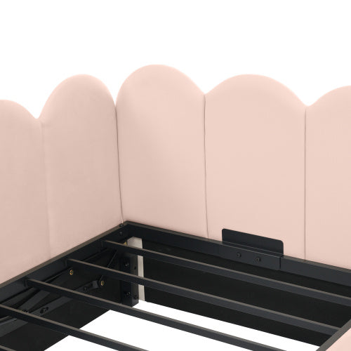 UK Local Upholstered Daybed Bed With Storage,Ottoman Bed 3FT Single Sofa Bed 90X190cm, Daybed With Hydraulic Storage Bed Frame, With Metal Slatted Frame, Velvet, No Mattress