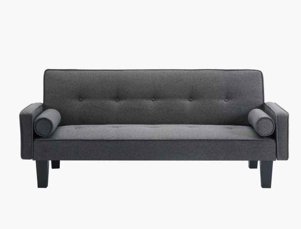 USA Local Fabric Sofa, Medieval Love Seat Sofa Furniture, With Pillows, Living Room Button Tufted Sofa, Pull Point Design