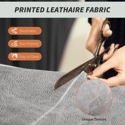 UK Local HOMCOM Leathaire Reclining Office Chair With Lumbar Support Pillow