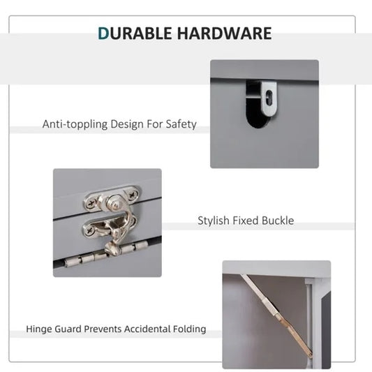 US Local Wall Mount Desk Cabinet-Grey