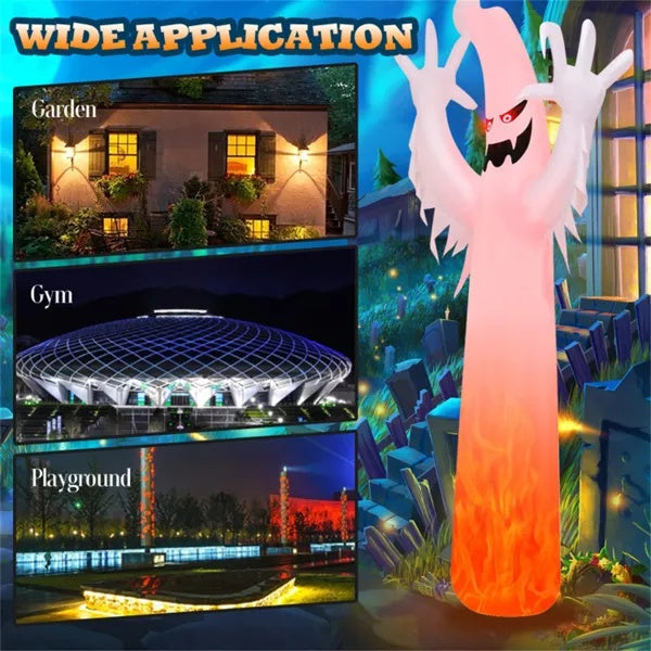 12 Feet Halloween Inflatable Decoration With Built