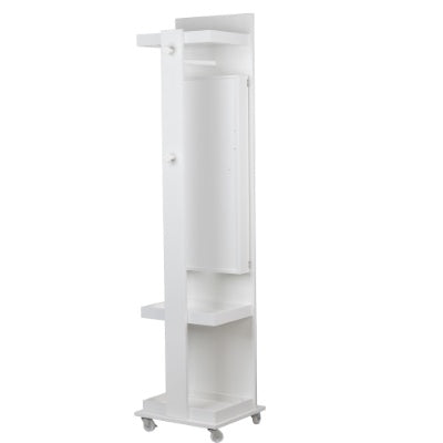 US Local Full Length Mirror 360 Swivel Jewelry Cabinet