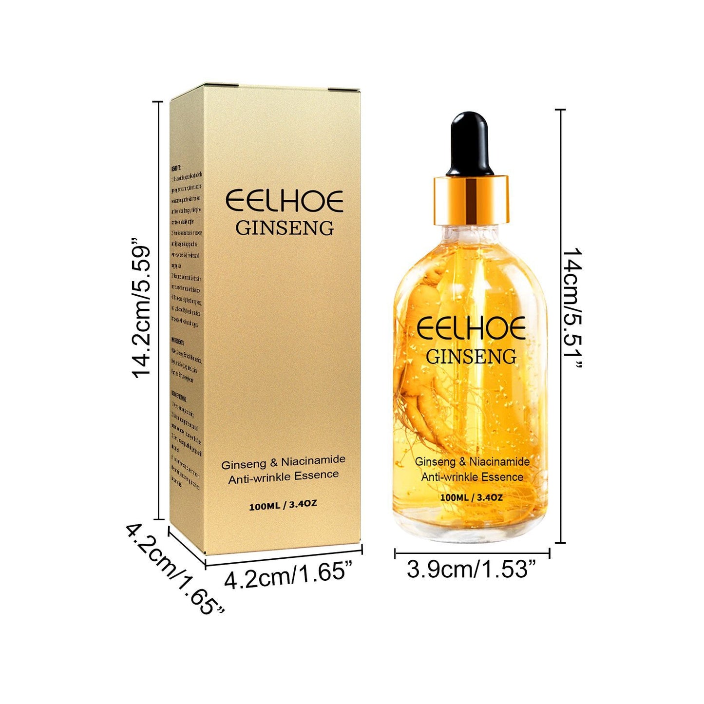 US Local EELHOE Ginseng Essence For Fading Fine Lines, Firming Face, And Moisturizing Skin Serum