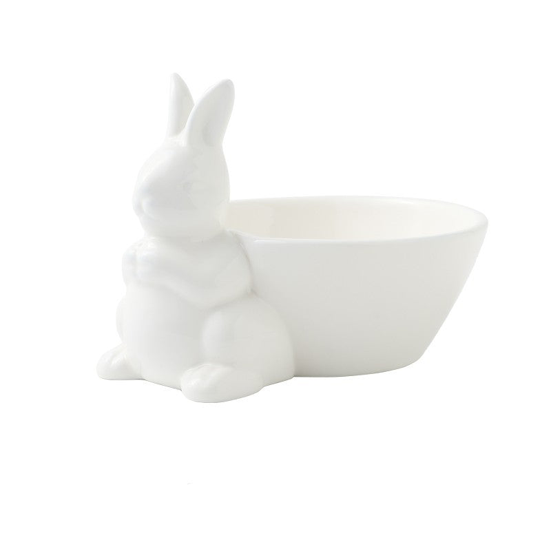 Cartoon Rabbit Souffle Ceramic Oven Dessert Salad Bowl