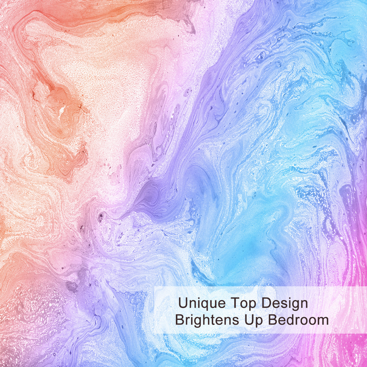 US & UK Local Girly Duvet Cover Rainbow Glitter Ombre Bedding Sets 3 Pcs Chic Purple Blue Green Pastel Bed Spreads Sparkle Quilt Cover Set With 2 Pillow Shams