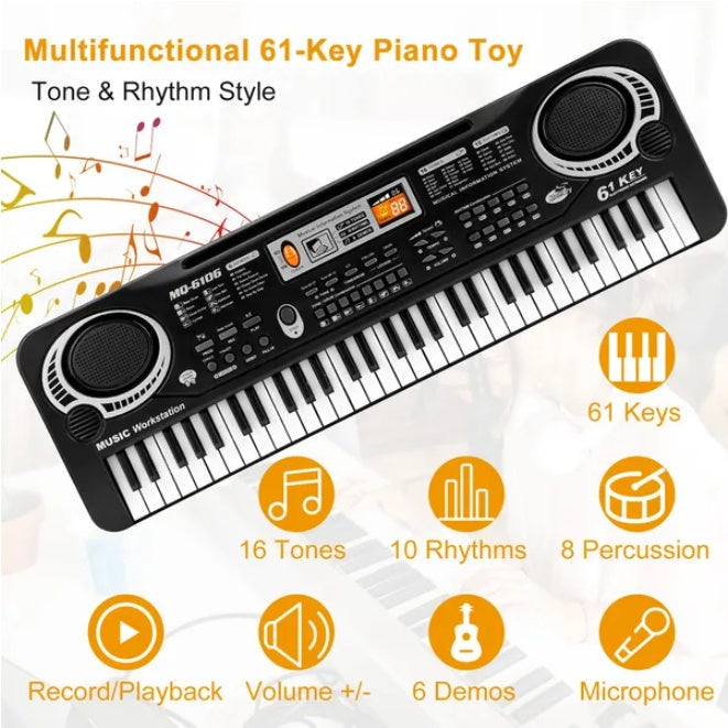 US Local 61 Key Digital Music Electronic Keyboard