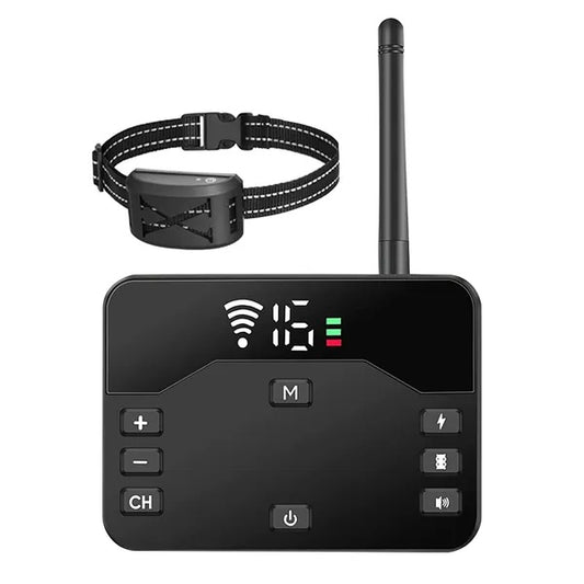 US Local Wireless Electric Dog Fence Waterproof Pet Shock Boundary Containment System Electric Training Collar For Small Medium Large Dogs