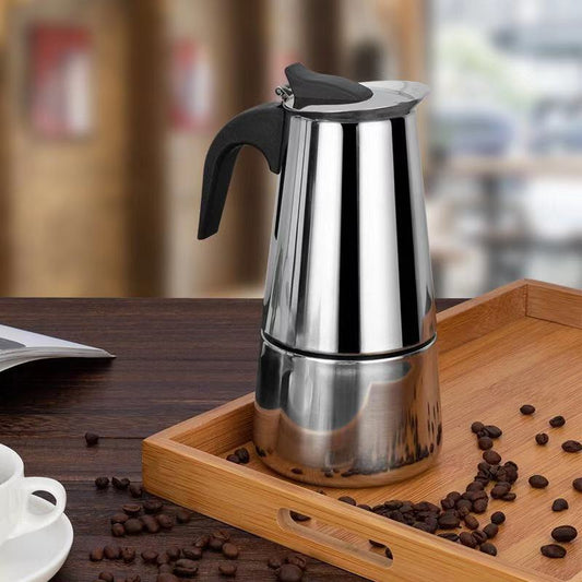Stainless Steel Coffee Pot Mocha Espresso Latte Percolator