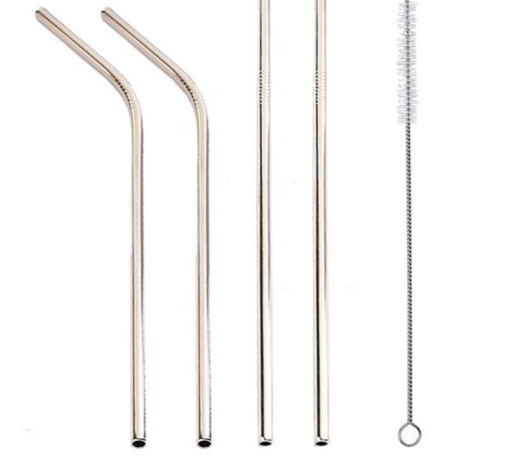 USA Local Colourful Reusable Stainless Steel Straws