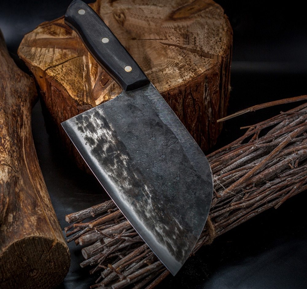 US Local Stainless Steel Meat Cleaver Chef's Knife Cleaver