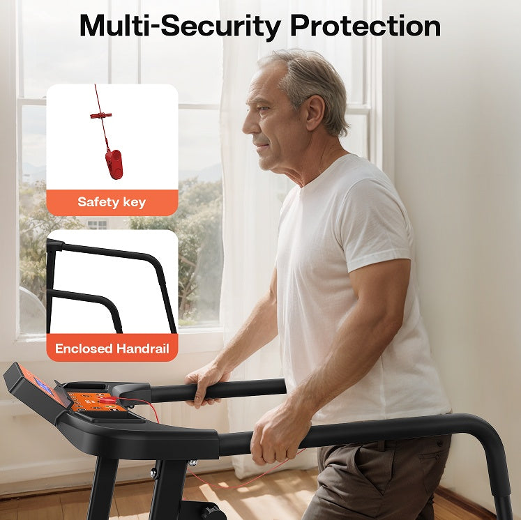 US Local Folding Treadmill Electric Running Machine