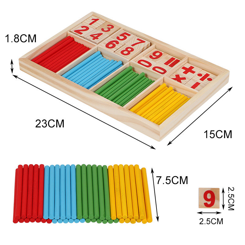 US Local Wooden Montessori early education math toys
