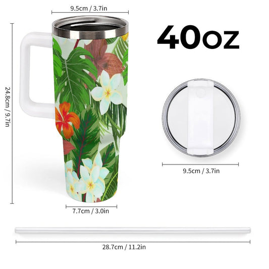 PHDT00409 POD US Local Tumbler 40 oz Large Capacity Car Cup Making Old, Hawaii