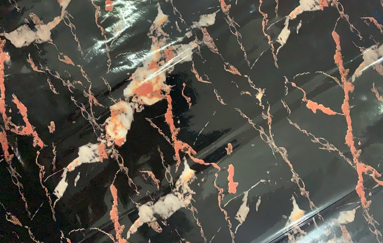 USA Local Imitation Marble Pattern Waterproof And High Temperature Resistant Kitchen Furniture Renovation Wallpaper