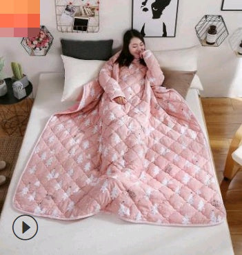 US Local Winter Lazy Quilt with Sleeves