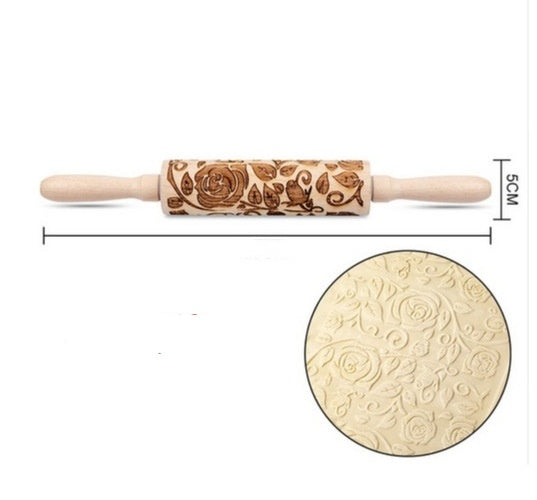 USA Local Rolling Pin Christmas Embossing