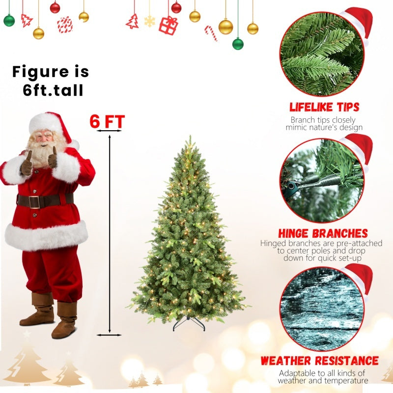 US Local PE, PVC Christmas Tree, Green