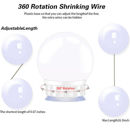 US Local USB Touch Switch LED Mirror Light Bulb