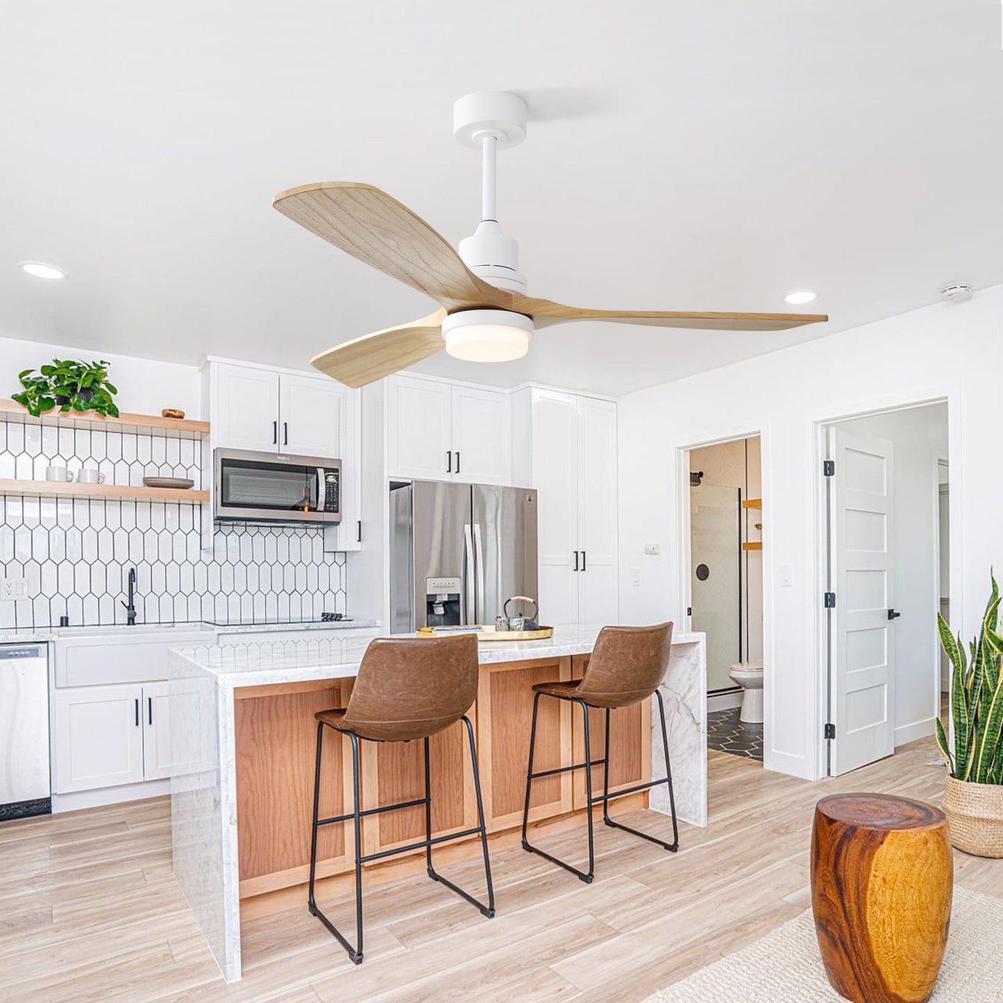 US Local Metal And Wood Ceiling Fans