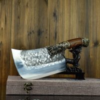 USA Local Household Bone Chopping Hand-forged Kitchen Knife Dual-use Knife Ghost Hand Made Chef Knives