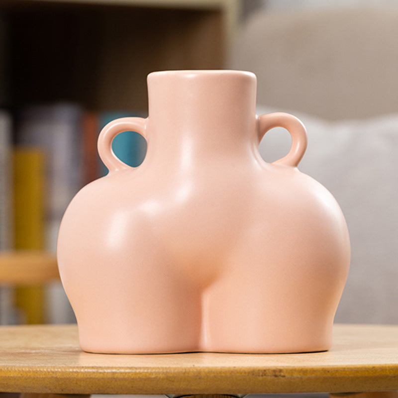 USA Local Artificial human body art dry flower vase