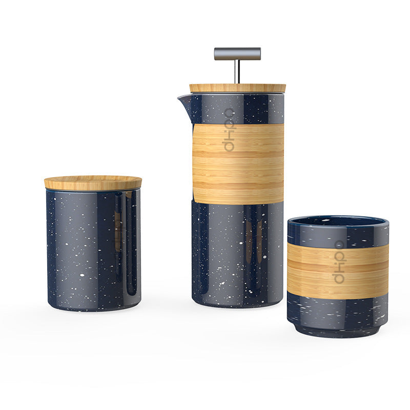 Simple And Portable Travel Ceramic Pressure Pot, Hand Coffee Pot, Tea Maker, Coffee Appliance