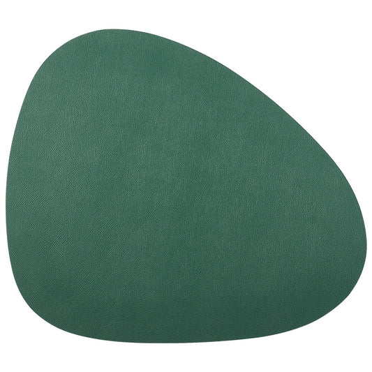 Oval Leather Macaron Placemat