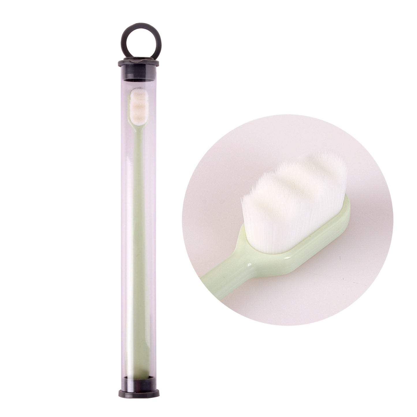 USA Local Ultra-fine Toothbrush Super Soft Bristle Deep Cleaning Brush Portable For Oral Care Tools Teeth Care Oral Cleaning Travel