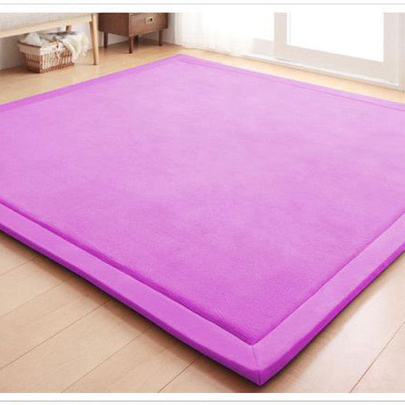 Thick Coral Velvet Carpet Tatami Crawling Non-slip Mat