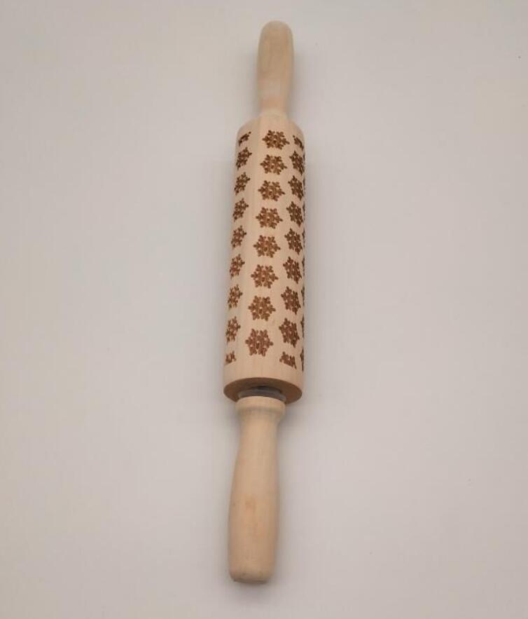 USA Local Rolling Pin Christmas Embossing