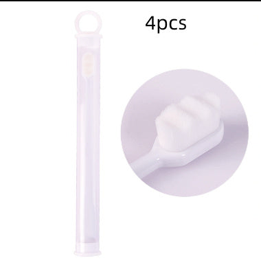 USA Local Ultra-fine Toothbrush Super Soft Bristle Deep Cleaning Brush Portable For Oral Care Tools Teeth Care Oral Cleaning Travel