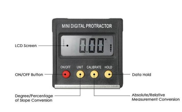 USA Local Mini magnetic angle inclinometer