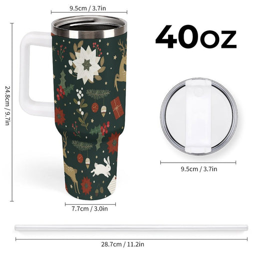 PHDT00180 POD US Local Tumbler 40 oz Large Capacity Car Cup Christmas