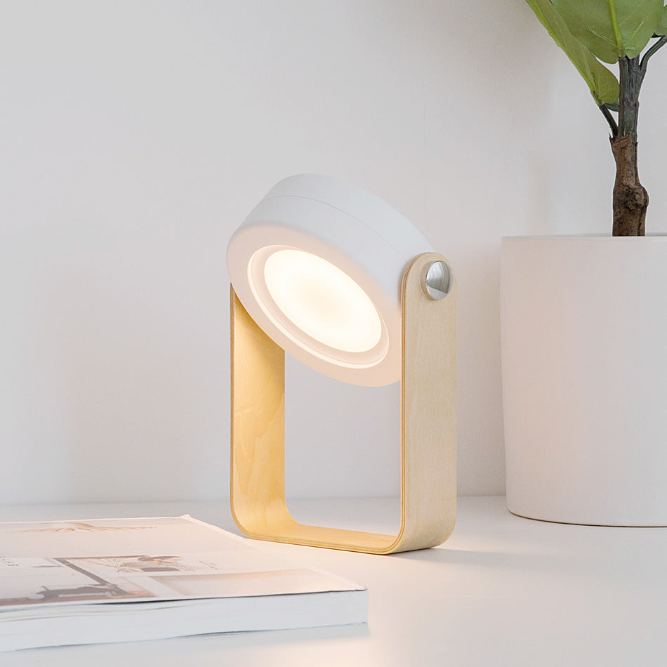 USA Local Foldable Touch Dimmable Reading LED Night Light Portable Lantern Lamp USB Rechargeable For Home Decor