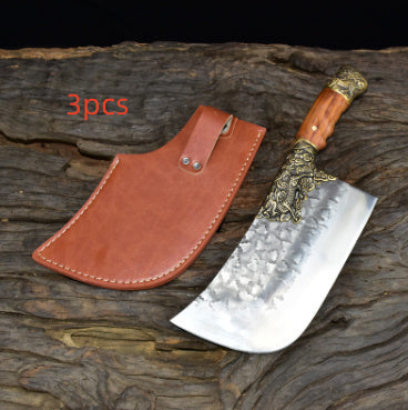 USA Local Household Bone Chopping Hand-forged Kitchen Knife Dual-use Knife Ghost Hand Made Chef Knives