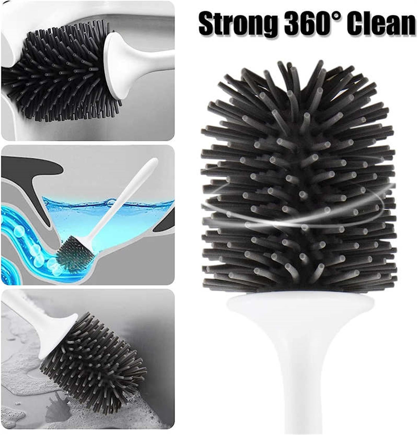 USA Local Home Fashion Simple Toilet Cleaning Brush Set