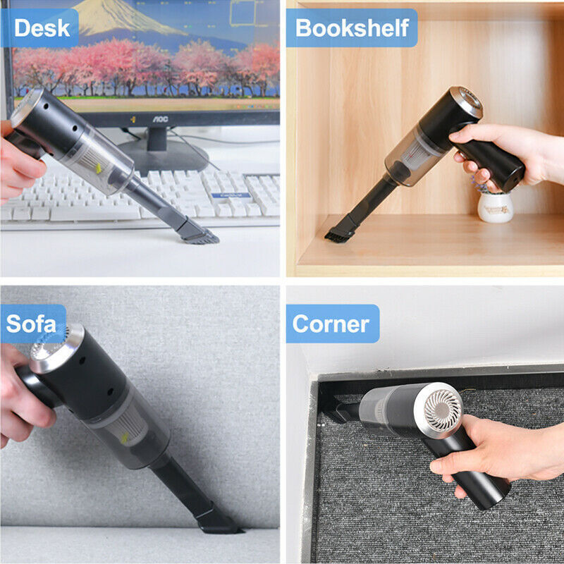 USA Local Portable Car Vacuum Cleaner, Handheld Vacuum High Power Cordless, Hand Vacuum Rechargeable Easy To Clean Car Interior, Desktop, Sofa, Keyboard, Drawer And Crevices, Small Spaces