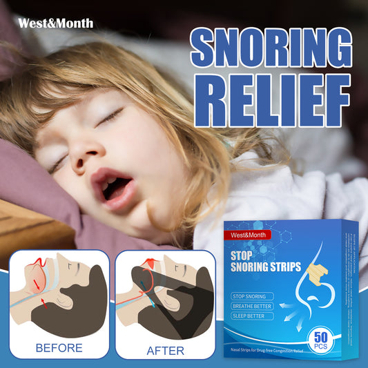 US Local West&Month Nasal Ventilator Nasal Strip Anti-snoring Unclogging Airway Anti-snoring Stop Snoring Strip Care