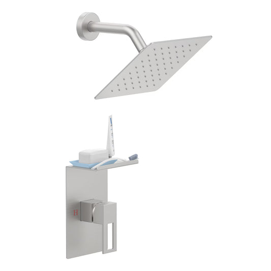 US Local Shower Faucet With Storage Shelves
