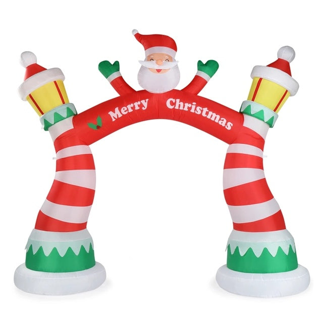 US Local 8.9 FT Lighted Christmas Inflatable Archway