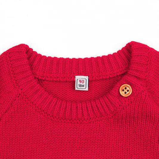 Children's Christmas knitted sweater
