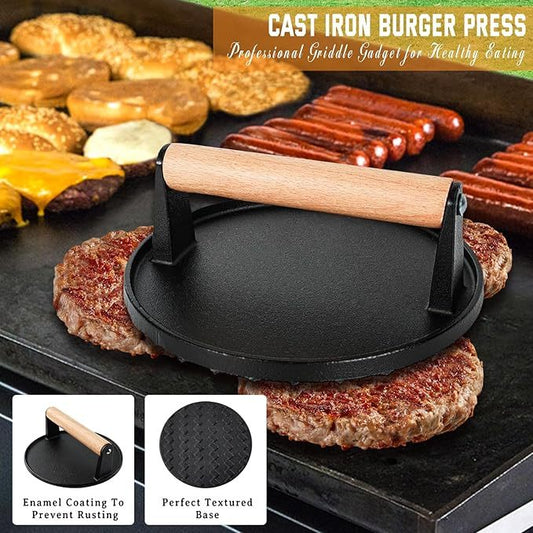US Local 27 PCS Griddle Accessories Kit, Flat Top Grill Accessories Set For Camping, Professional Grill Spatula Set With Melting Dome, Burger Press For Outdoor BBQ Cooking