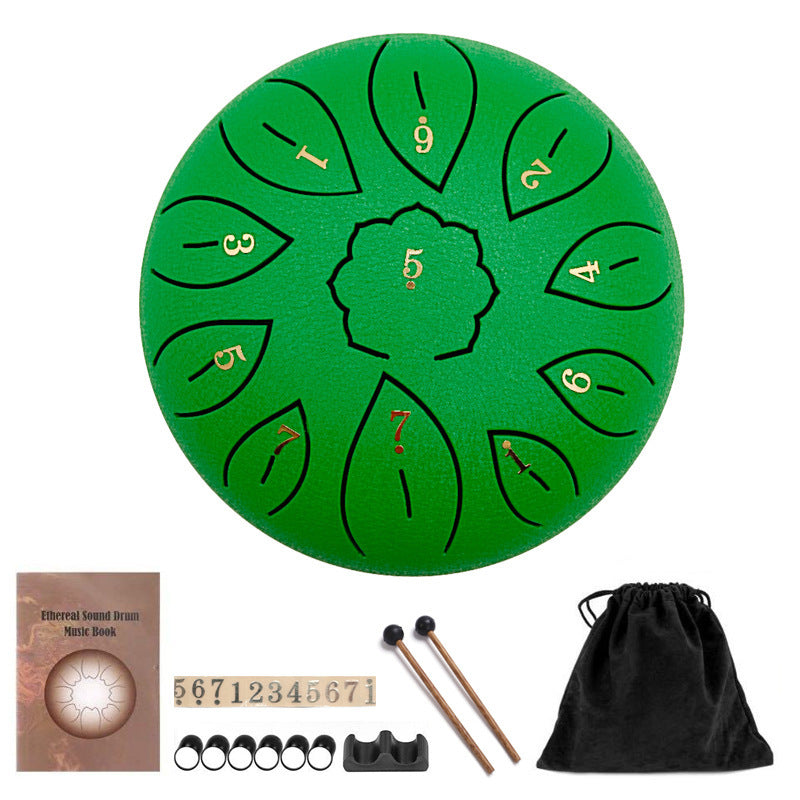 USA Local 6-inch 11-tone Ethereal Drum C Steel Tongue Drum