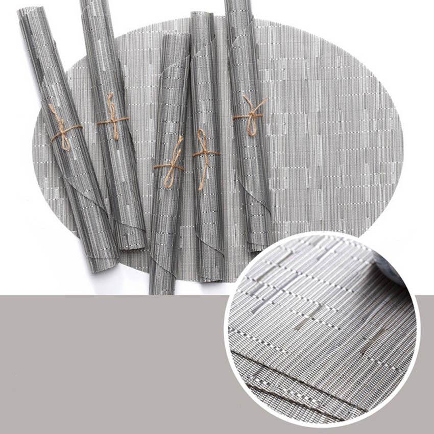 Teslin bamboo pattern western placemat