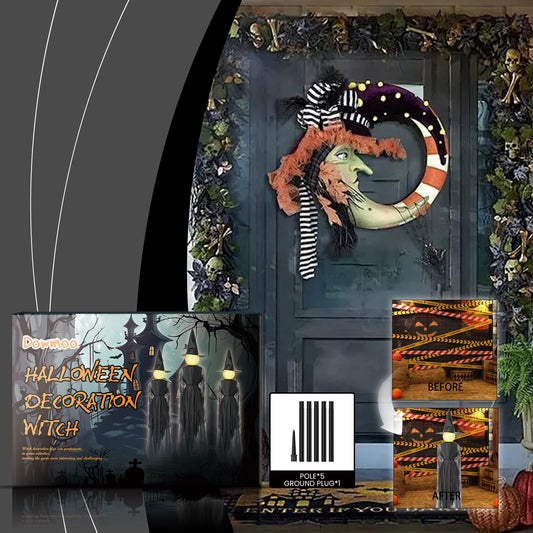US Local Halloween Atmosphere Props Decoration Witch Ornaments