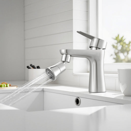 US Local Faucet Aerator Swivel Kitchen Sink Aerator 5-Flow Sprayer Brass Adapter