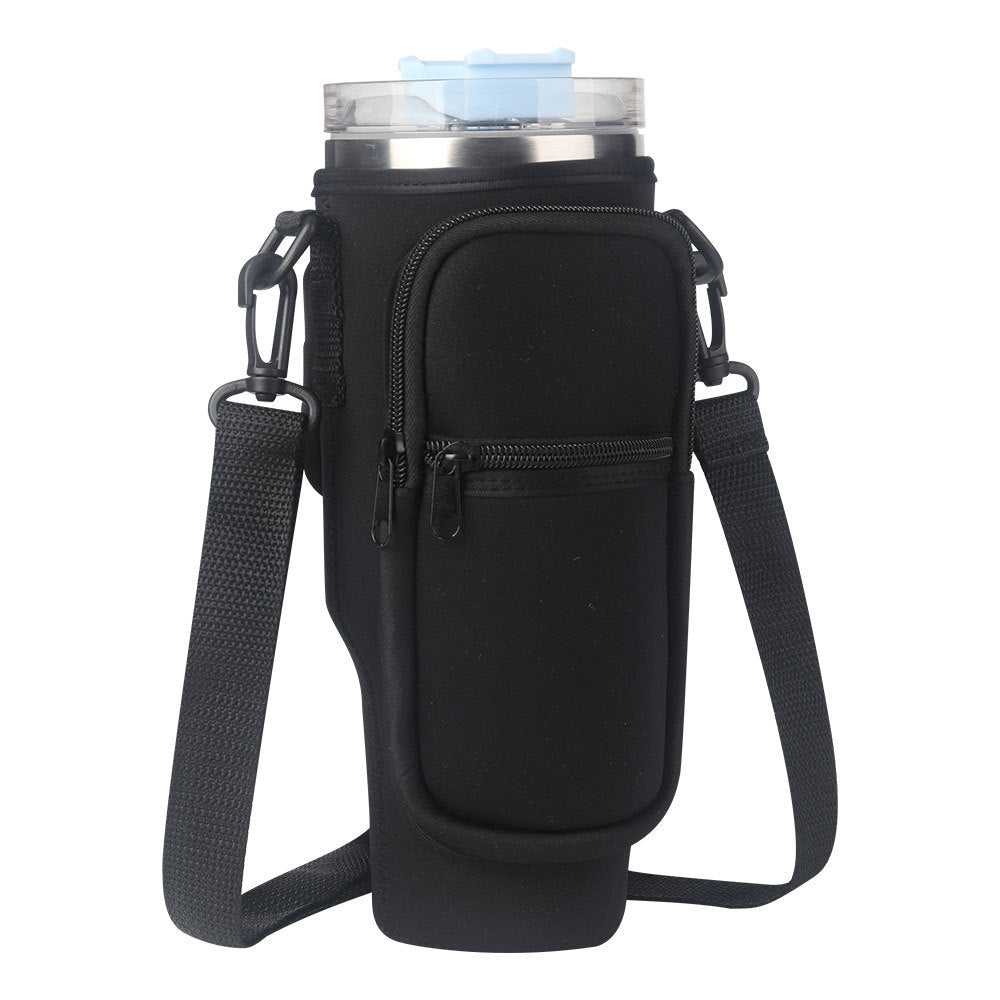 USA Local Vacuum Thermal Straw Cup Sleeve Sports Neoprene