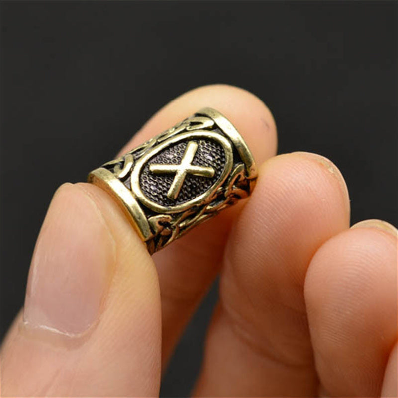 USA Local Set Of Viking Rune Beard Beads